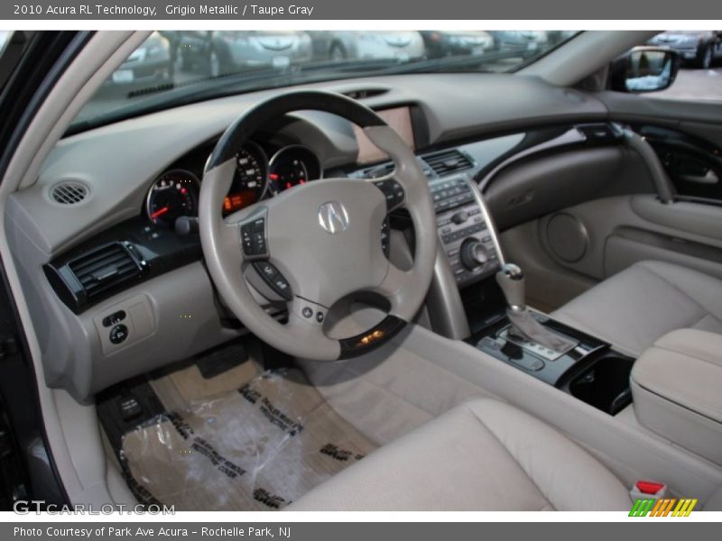 Grigio Metallic / Taupe Gray 2010 Acura RL Technology