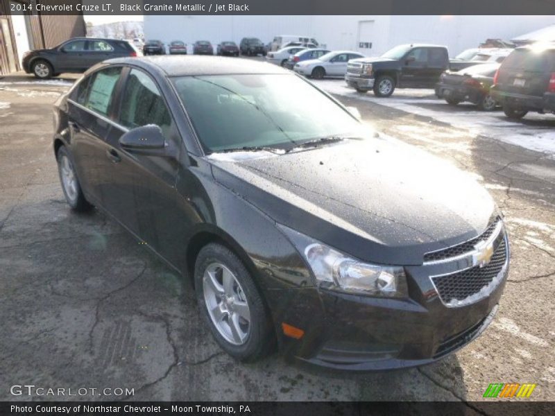 Black Granite Metallic / Jet Black 2014 Chevrolet Cruze LT