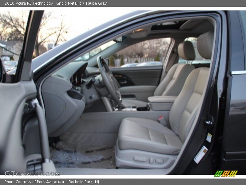 Grigio Metallic / Taupe Gray 2010 Acura RL Technology