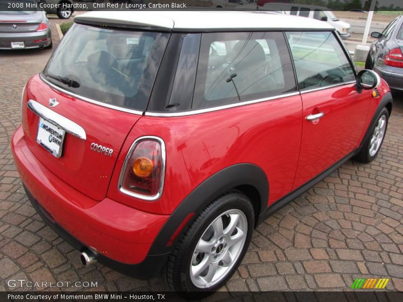 Chili Red / Lounge Carbon Black 2008 Mini Cooper Hardtop