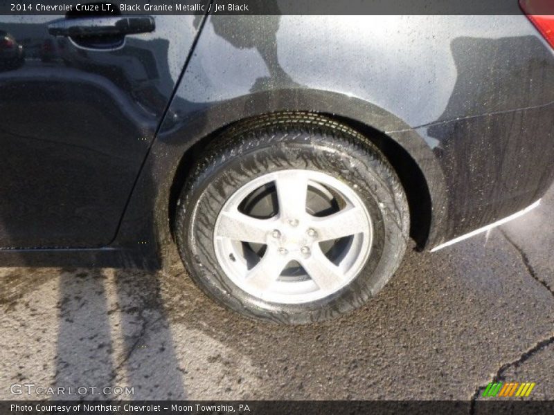 Black Granite Metallic / Jet Black 2014 Chevrolet Cruze LT