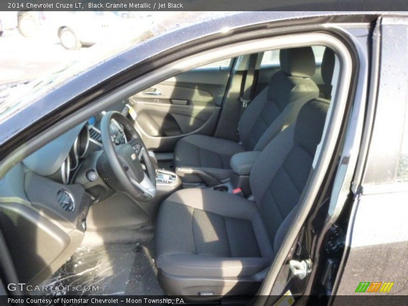 Black Granite Metallic / Jet Black 2014 Chevrolet Cruze LT