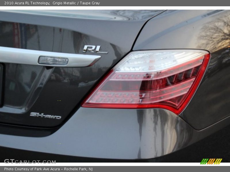 Grigio Metallic / Taupe Gray 2010 Acura RL Technology