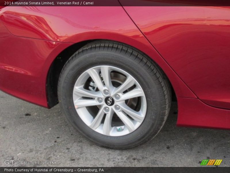 Venetian Red / Camel 2014 Hyundai Sonata Limited