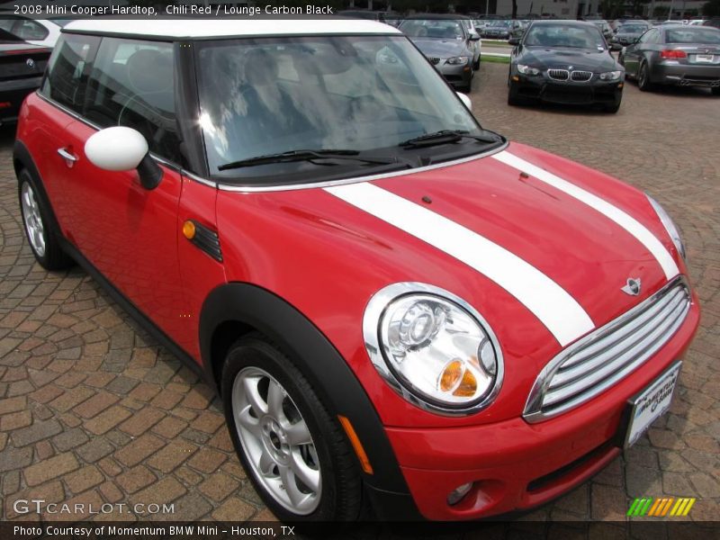 Chili Red / Lounge Carbon Black 2008 Mini Cooper Hardtop