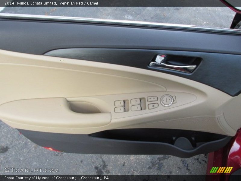 Venetian Red / Camel 2014 Hyundai Sonata Limited