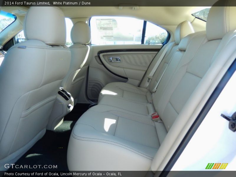 White Platinum / Dune 2014 Ford Taurus Limited
