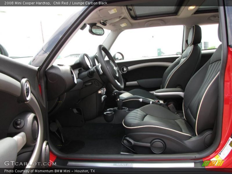 Chili Red / Lounge Carbon Black 2008 Mini Cooper Hardtop
