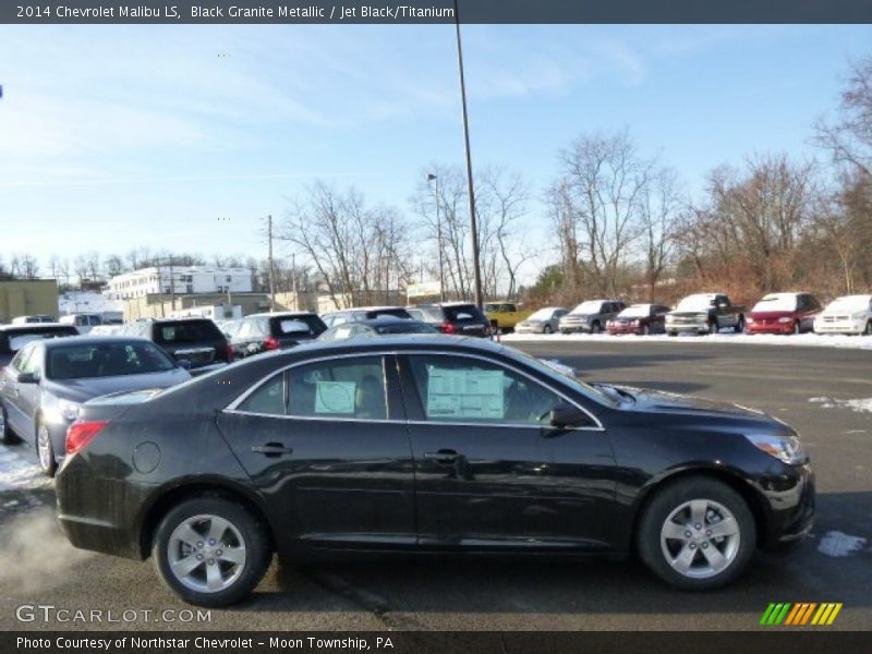 Black Granite Metallic / Jet Black/Titanium 2014 Chevrolet Malibu LS