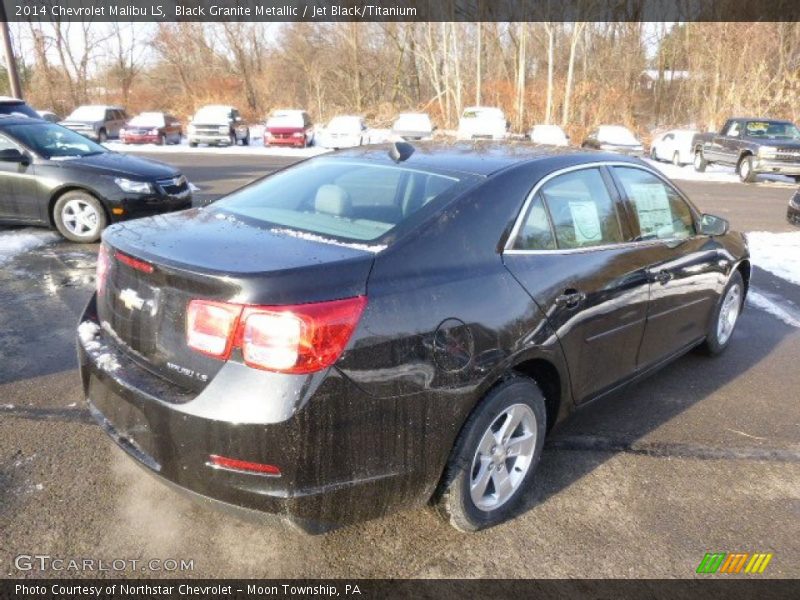 Black Granite Metallic / Jet Black/Titanium 2014 Chevrolet Malibu LS