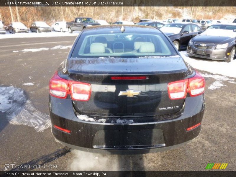 Black Granite Metallic / Jet Black/Titanium 2014 Chevrolet Malibu LS