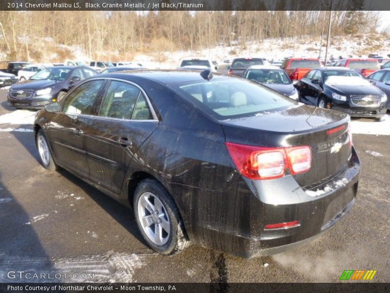 Black Granite Metallic / Jet Black/Titanium 2014 Chevrolet Malibu LS