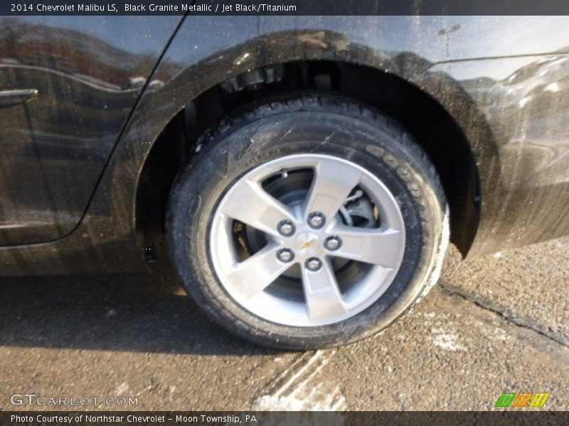 Black Granite Metallic / Jet Black/Titanium 2014 Chevrolet Malibu LS