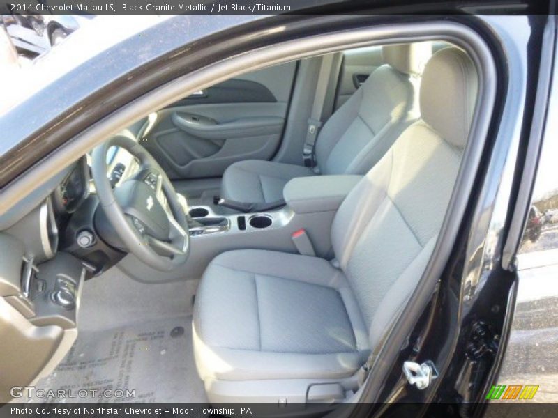 Black Granite Metallic / Jet Black/Titanium 2014 Chevrolet Malibu LS