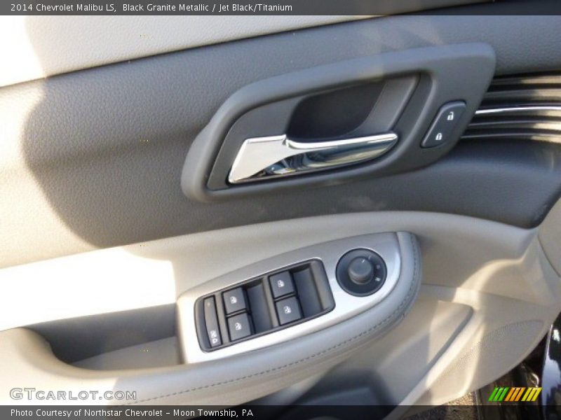 Black Granite Metallic / Jet Black/Titanium 2014 Chevrolet Malibu LS