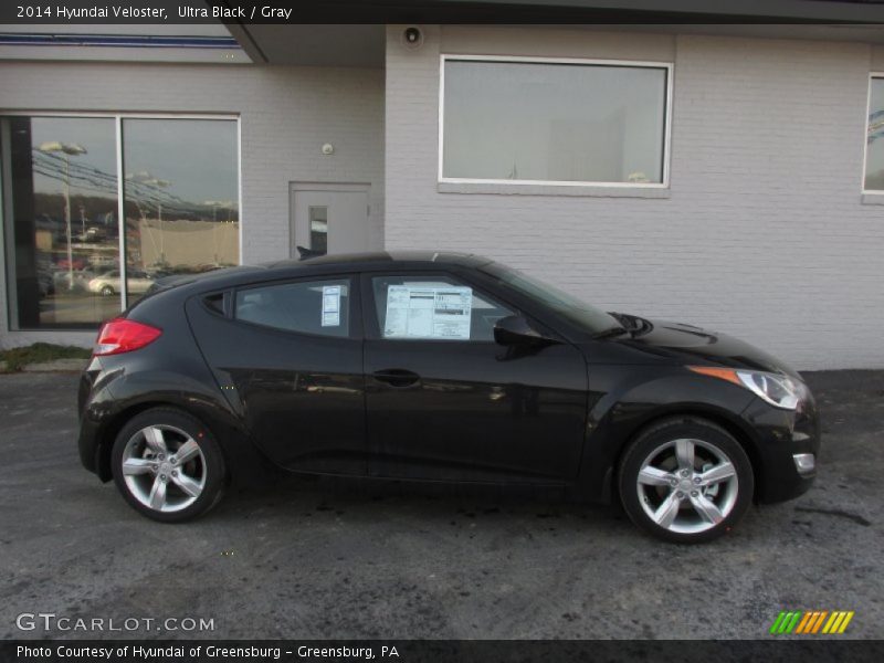 Ultra Black / Gray 2014 Hyundai Veloster