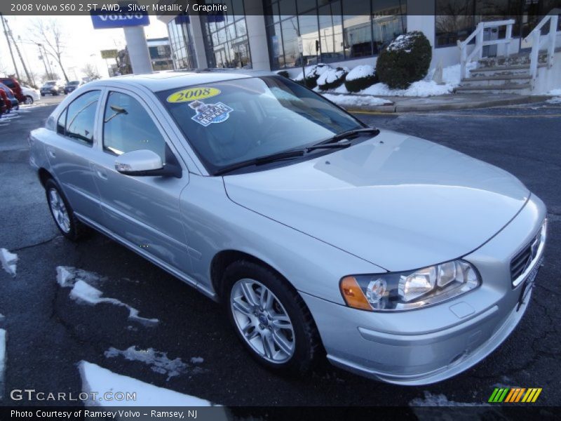 Silver Metallic / Graphite 2008 Volvo S60 2.5T AWD