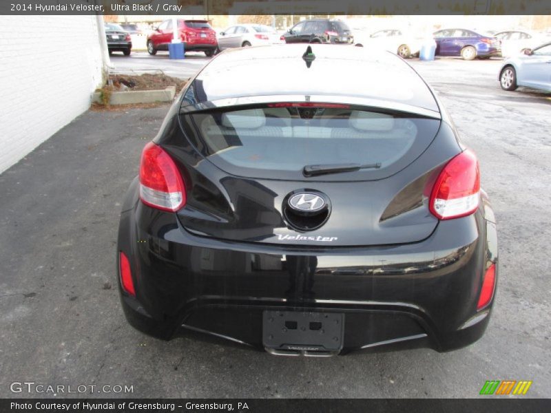 Ultra Black / Gray 2014 Hyundai Veloster