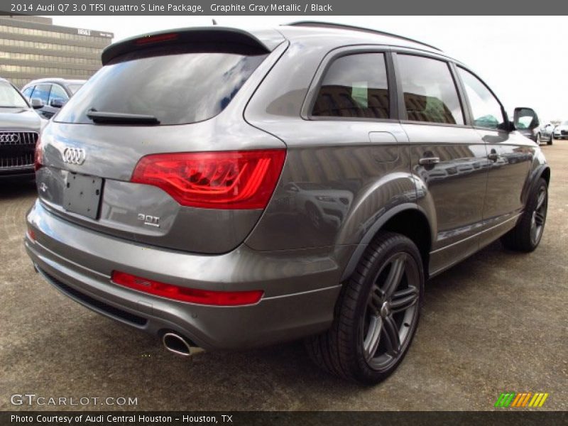 Graphite Gray Metallic / Black 2014 Audi Q7 3.0 TFSI quattro S Line Package