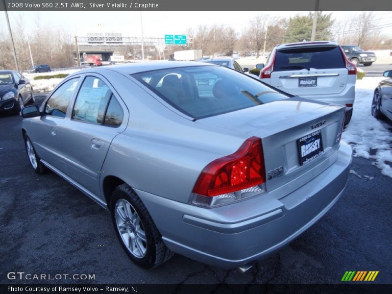 Silver Metallic / Graphite 2008 Volvo S60 2.5T AWD