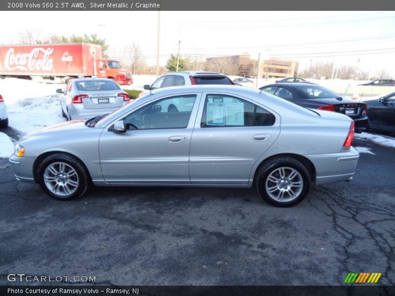 Silver Metallic / Graphite 2008 Volvo S60 2.5T AWD