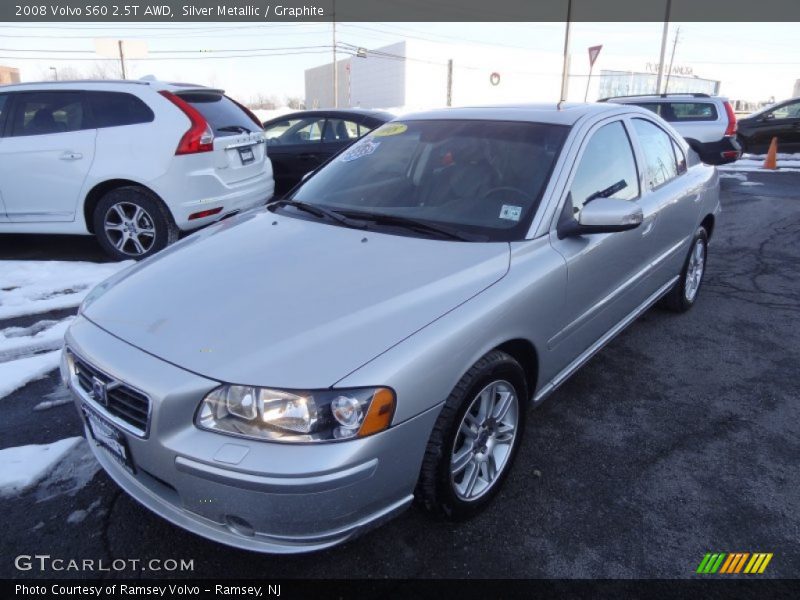 Silver Metallic / Graphite 2008 Volvo S60 2.5T AWD