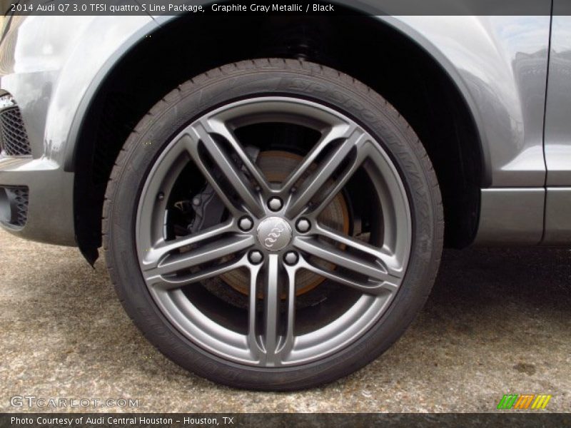 Graphite Gray Metallic / Black 2014 Audi Q7 3.0 TFSI quattro S Line Package
