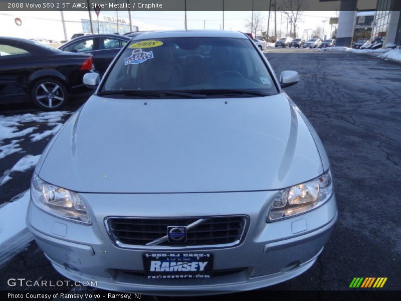 Silver Metallic / Graphite 2008 Volvo S60 2.5T AWD