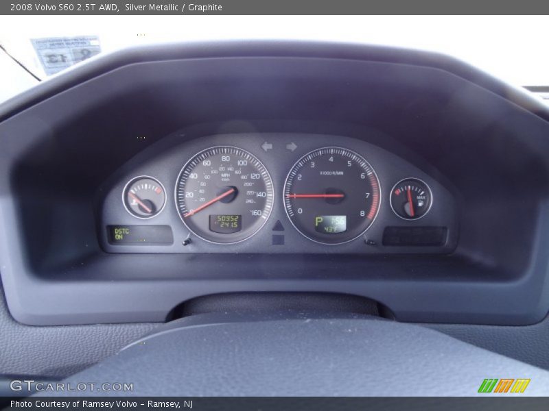 Silver Metallic / Graphite 2008 Volvo S60 2.5T AWD