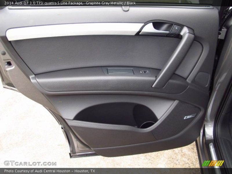 Graphite Gray Metallic / Black 2014 Audi Q7 3.0 TFSI quattro S Line Package