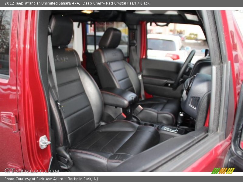 Deep Cherry Red Crystal Pearl / Black 2012 Jeep Wrangler Unlimited Sahara 4x4