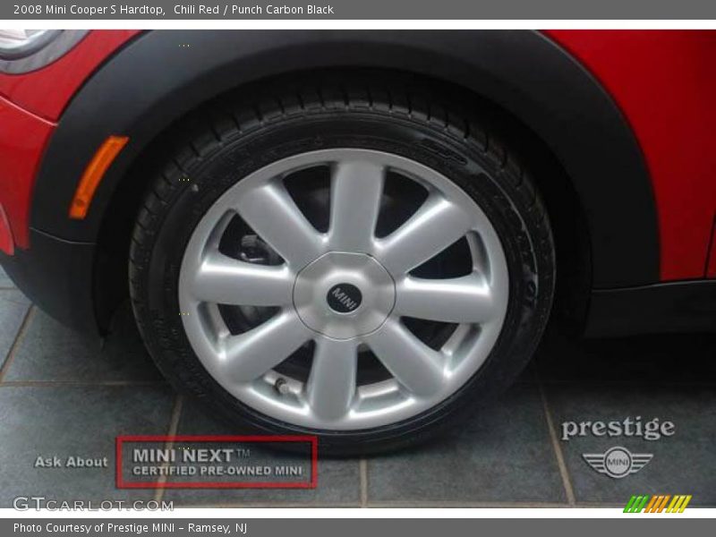 Chili Red / Punch Carbon Black 2008 Mini Cooper S Hardtop
