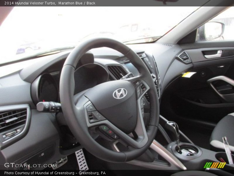 Dashboard of 2014 Veloster Turbo