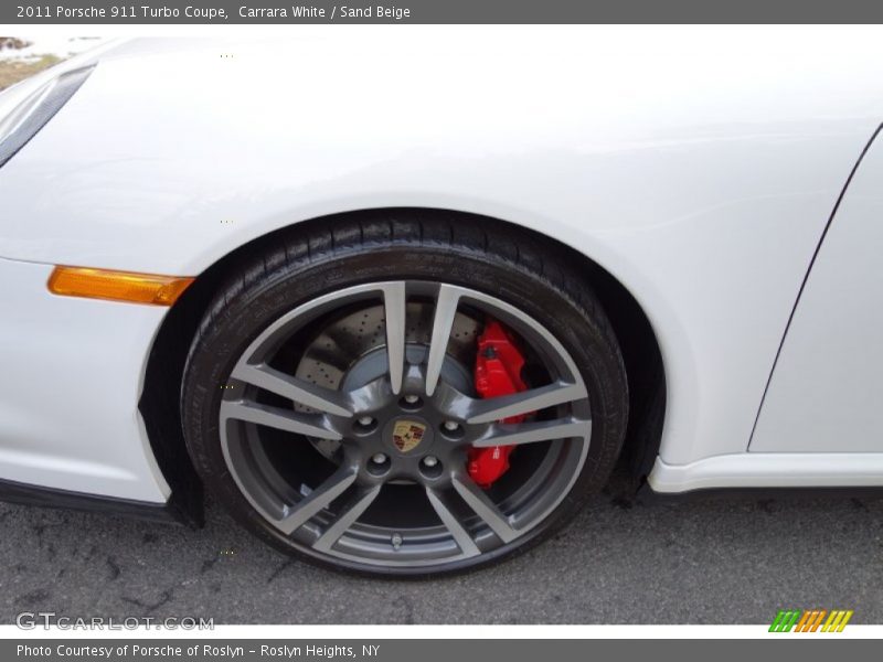 Carrara White / Sand Beige 2011 Porsche 911 Turbo Coupe