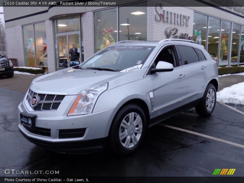 Radiant Silver / Ebony/Titanium 2010 Cadillac SRX 4 V6 AWD