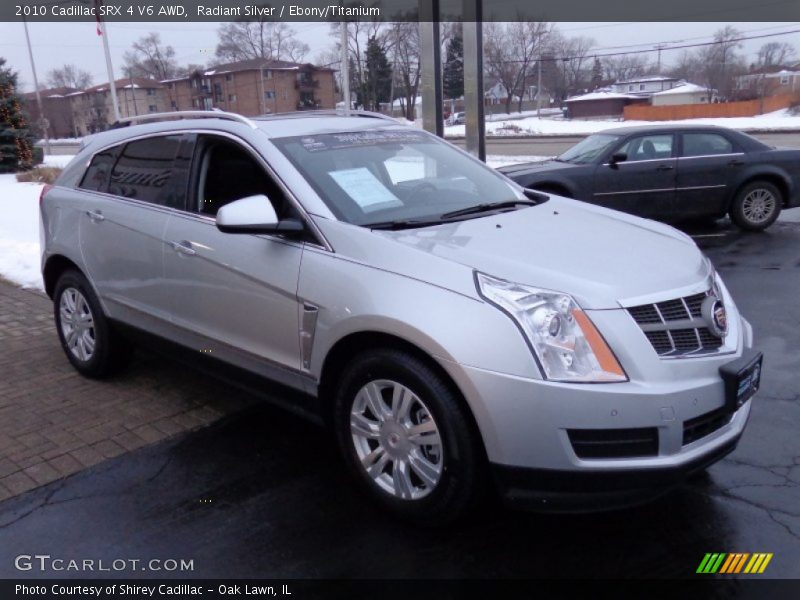 Radiant Silver / Ebony/Titanium 2010 Cadillac SRX 4 V6 AWD