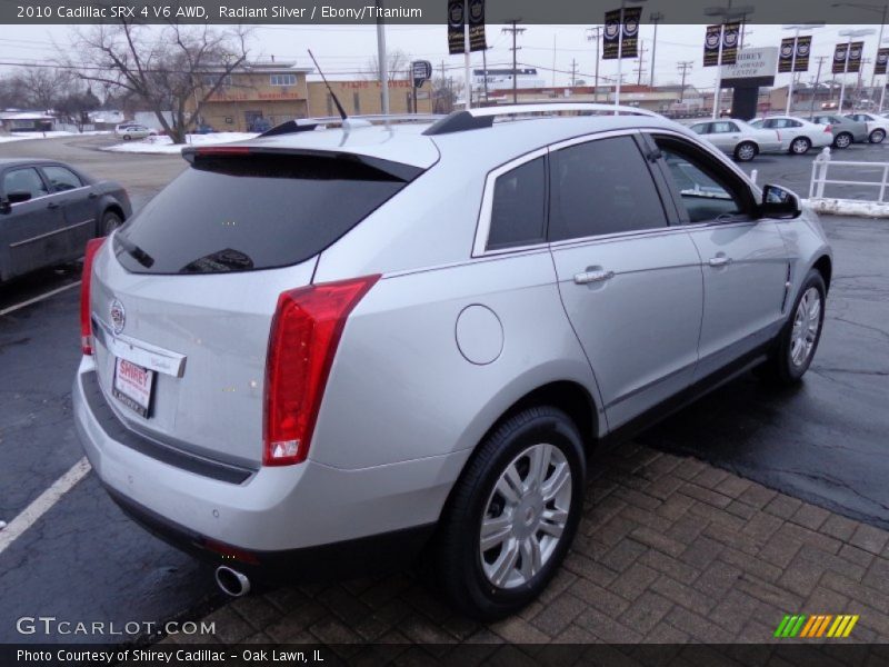 Radiant Silver / Ebony/Titanium 2010 Cadillac SRX 4 V6 AWD