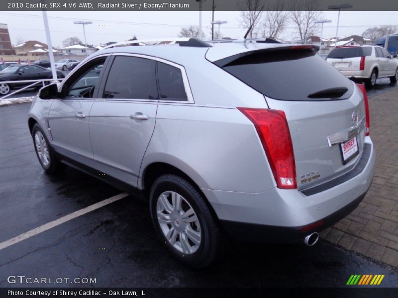 Radiant Silver / Ebony/Titanium 2010 Cadillac SRX 4 V6 AWD