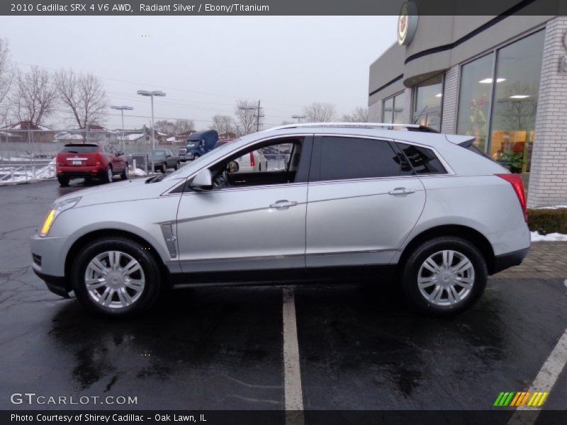 Radiant Silver / Ebony/Titanium 2010 Cadillac SRX 4 V6 AWD