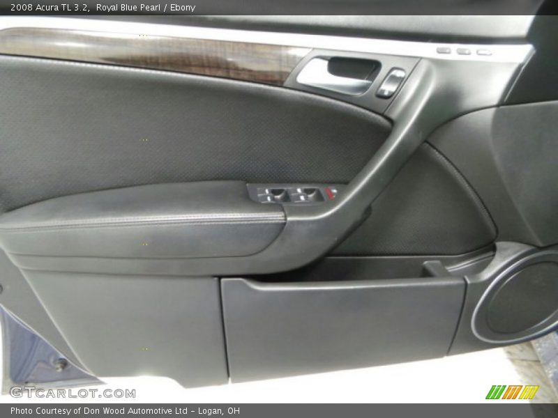 Royal Blue Pearl / Ebony 2008 Acura TL 3.2