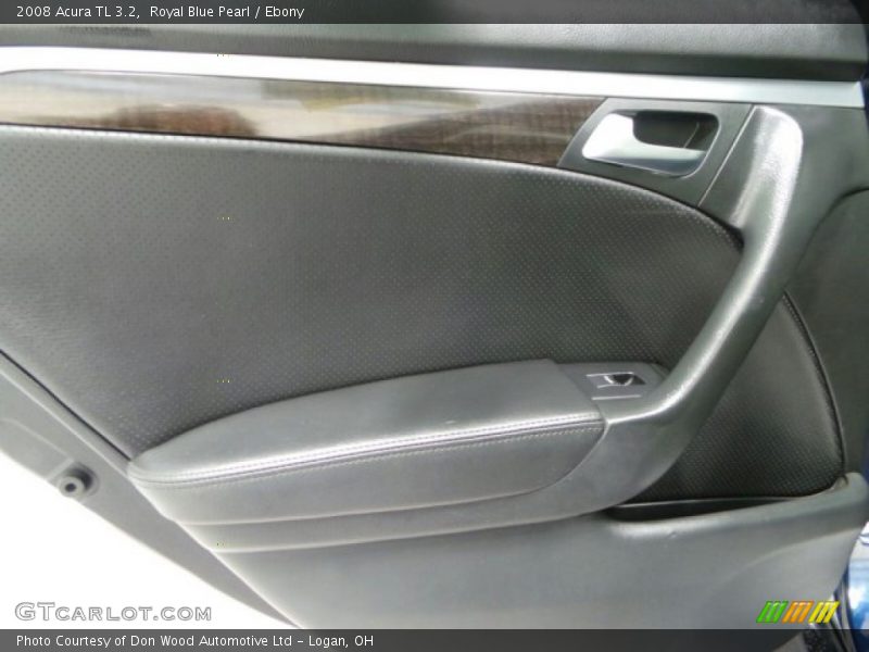 Royal Blue Pearl / Ebony 2008 Acura TL 3.2