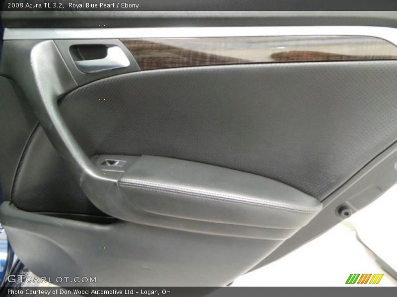 Royal Blue Pearl / Ebony 2008 Acura TL 3.2