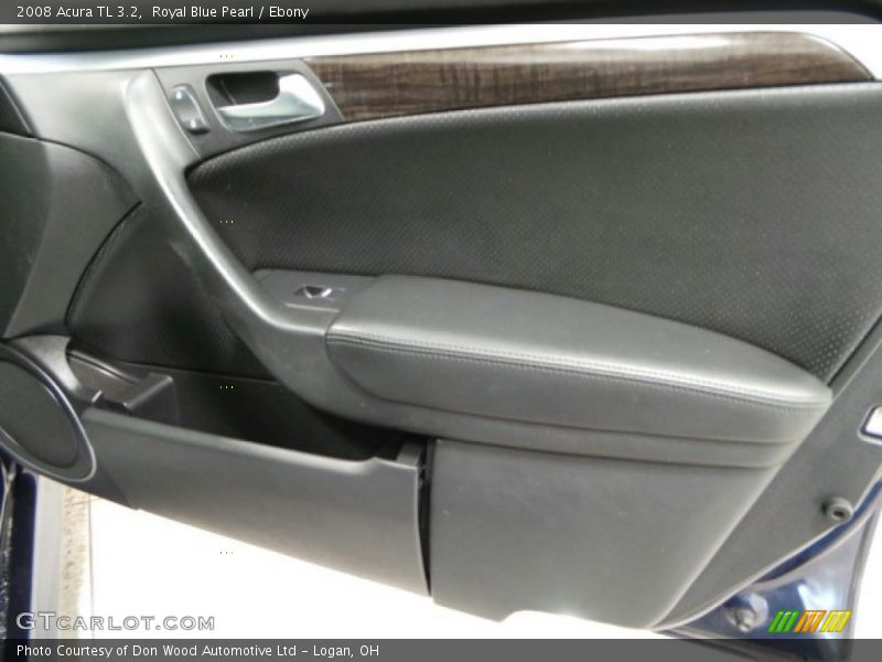 Royal Blue Pearl / Ebony 2008 Acura TL 3.2