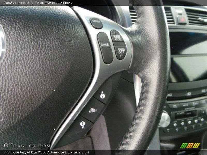 Royal Blue Pearl / Ebony 2008 Acura TL 3.2