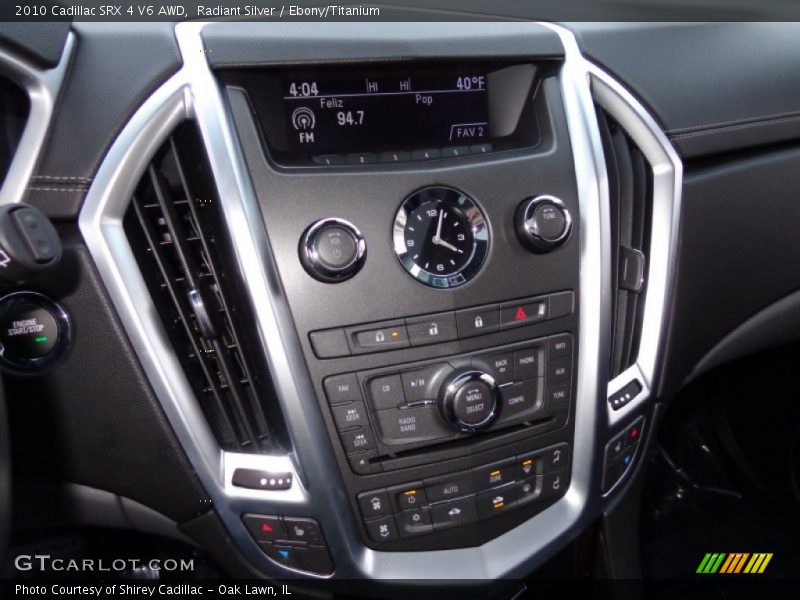 Radiant Silver / Ebony/Titanium 2010 Cadillac SRX 4 V6 AWD