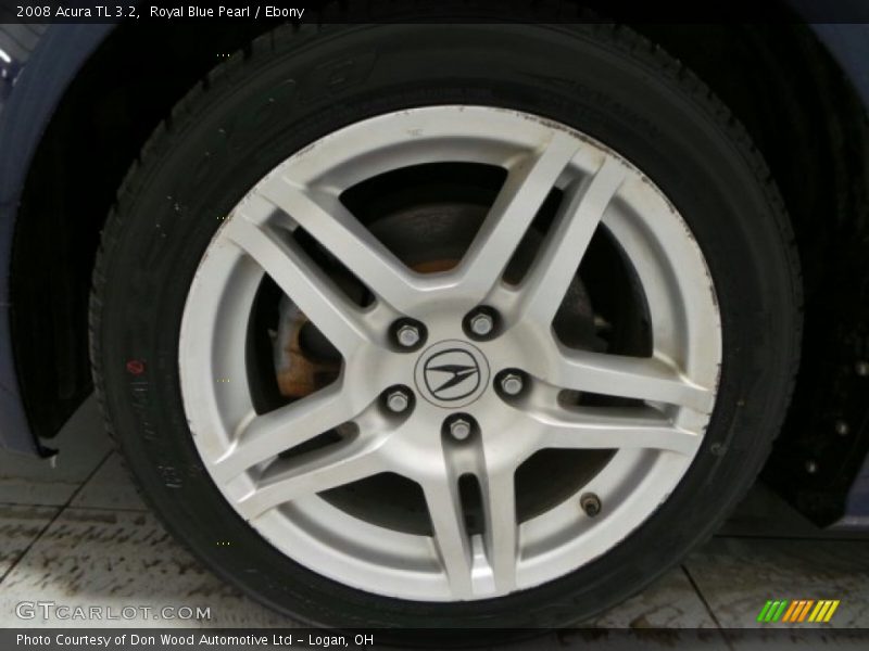 Royal Blue Pearl / Ebony 2008 Acura TL 3.2