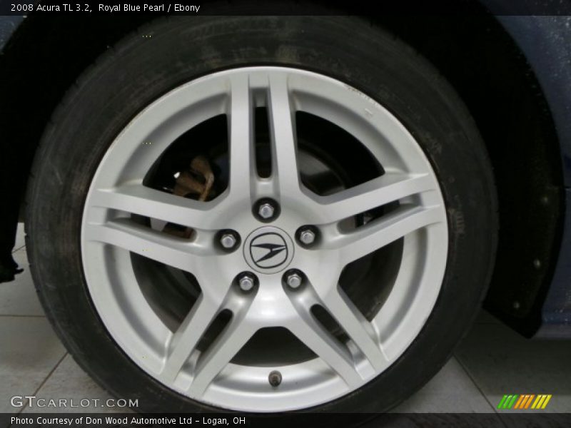 Royal Blue Pearl / Ebony 2008 Acura TL 3.2