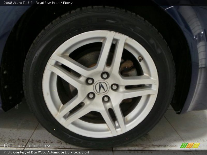 Royal Blue Pearl / Ebony 2008 Acura TL 3.2