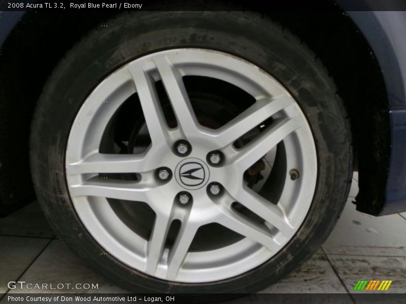 Royal Blue Pearl / Ebony 2008 Acura TL 3.2