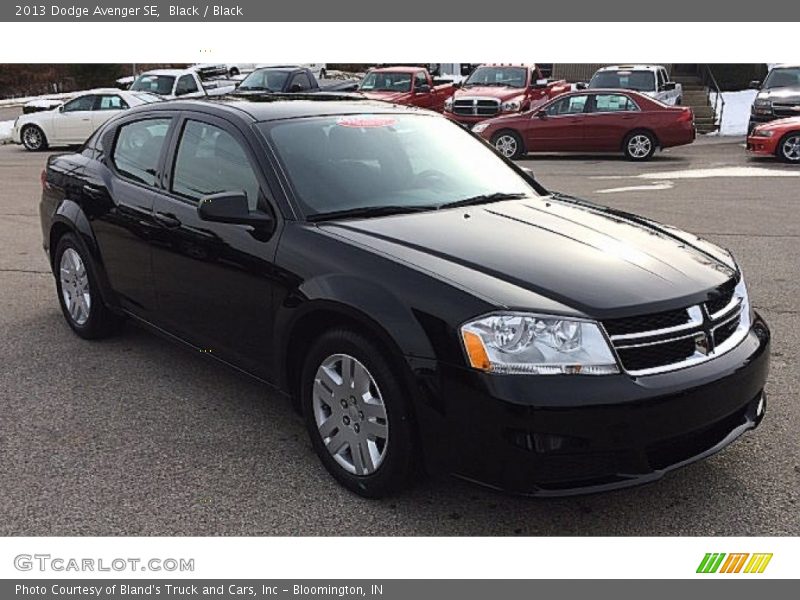 Black / Black 2013 Dodge Avenger SE